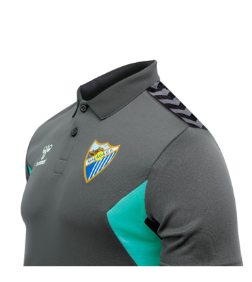 POLO PL GRIS MALAGA CF 2023/24 -ADULTO-