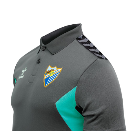 POLO PL GRIS MALAGA CF 2023/24 -ADULTO-