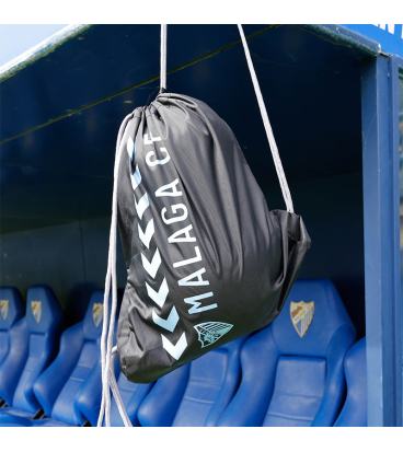 GYMSACK NEGRO MALAGA CF 2022/23