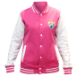 CHAQUETA BASEBALL ROSA MCF -ADULTO-
