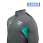 SUDADERA ENTRENO STAFF GRIS MALAGA CF 2023/24 -INFANTIL-