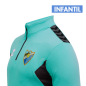 SUDADERA ENTRENO TURQUESA MALAGA CF 2023/24 -INFANTIL-