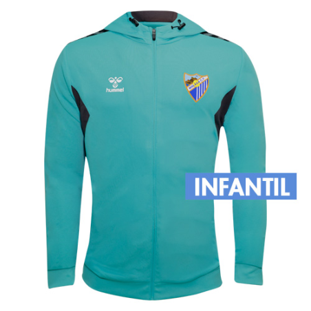 CHAQUETA CHANDAL OFICIAL MALAGA CF 2023/24 -INFANTIL-