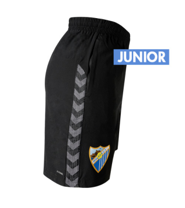 SHORT MISTER NEGRO MALAGA CF 2023/24 -INFANTIL-