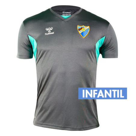 CAMISETA ENTRENO GRIS MALAGA CF 2023/24 -INFANTIL-