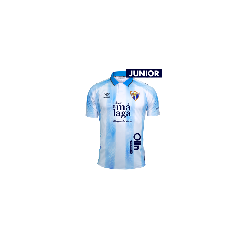 CAMISETA OFICIAL 1a EQUIPACION MALAGA CF 2023/24 -INFANTIL-