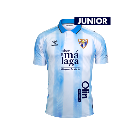 CAMISETA OFICIAL 1a EQUIPACION MALAGA CF 2023/24 -INFANTIL-