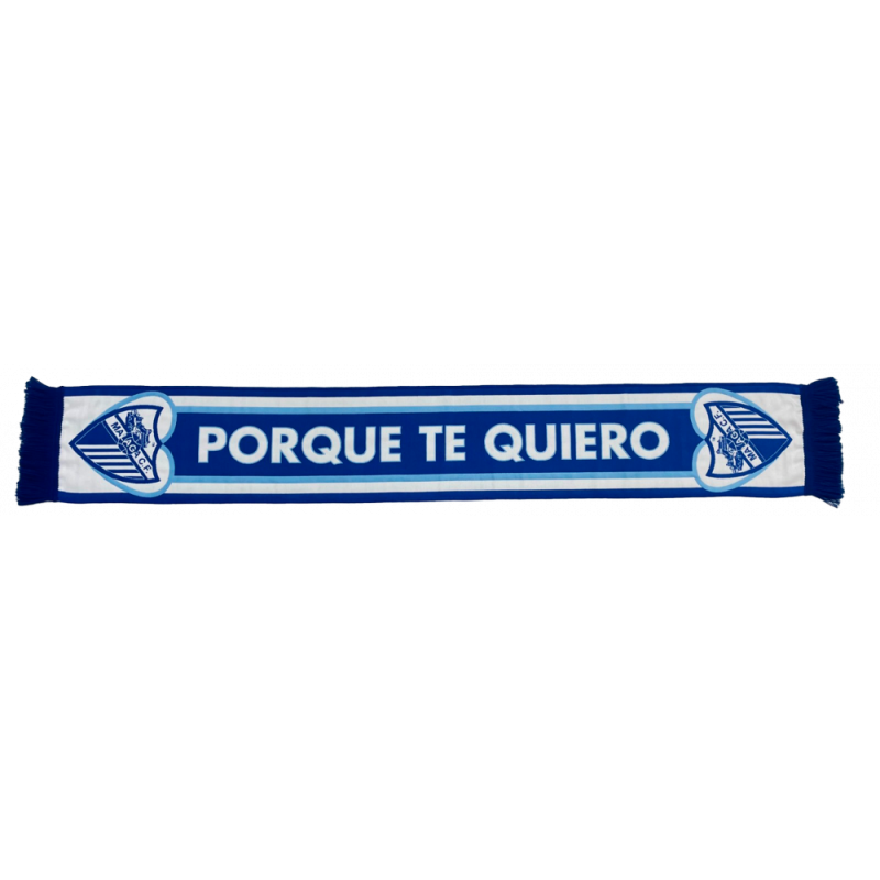 BUFANDA PORQUE TE QUIERO MÁLAGA CF