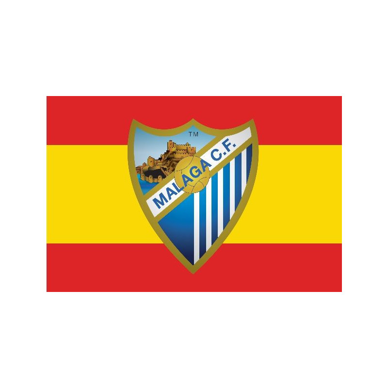 BANDERA ESPAÑA - MALAGA CF